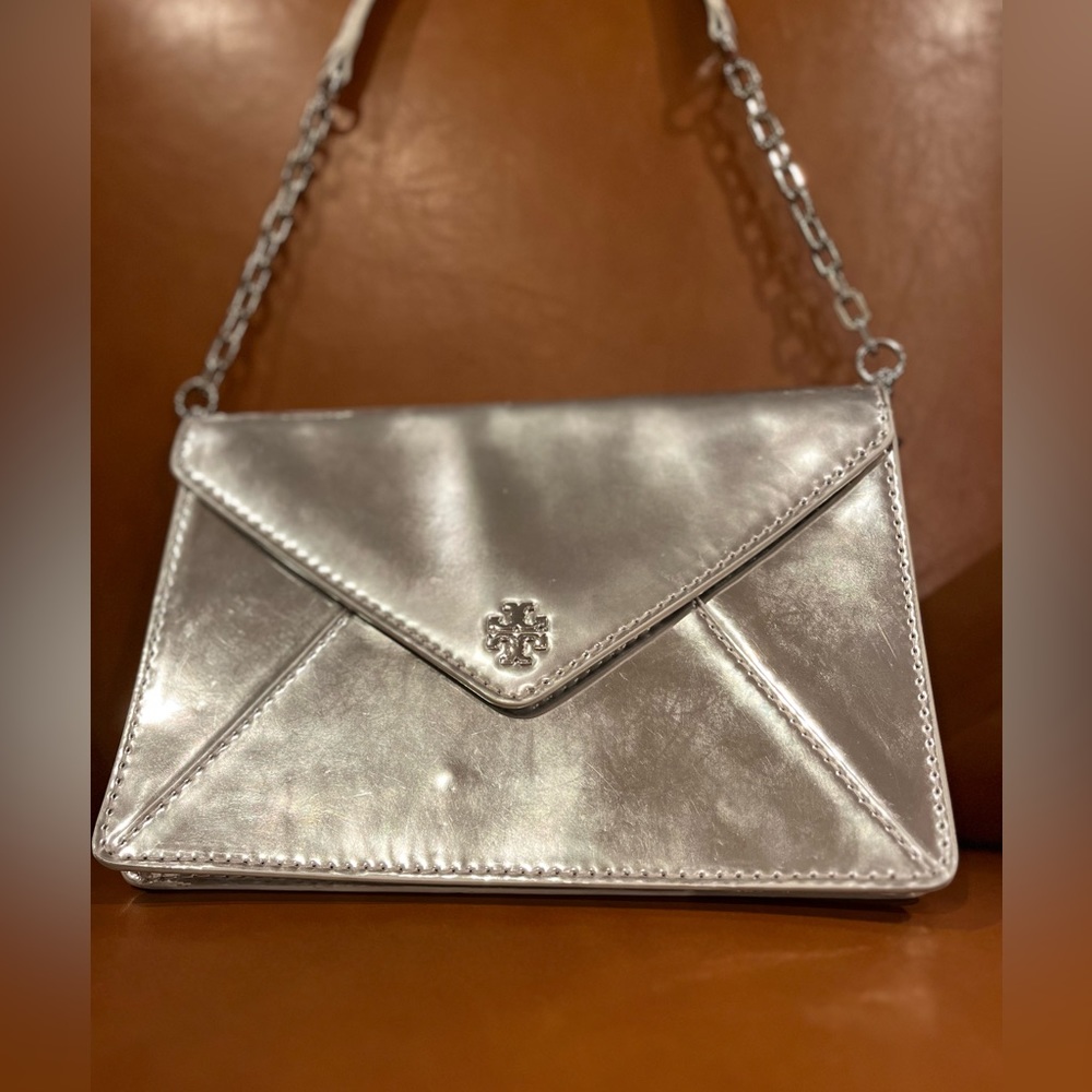 Tory Burch Small Silver Purse